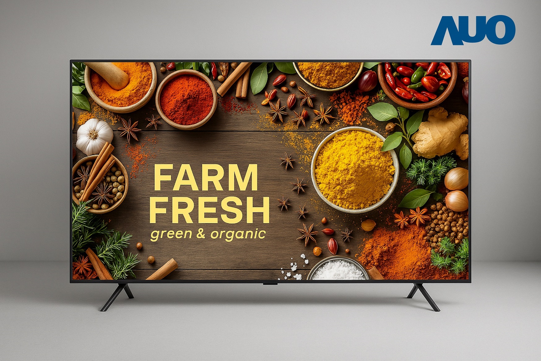 友达研发全球首台大尺寸高分辨率节能、广色域的65吋8K FSC色序型显示器，采用新型液晶材料，融合超高频刷新率、主动式RGB LED背光技术和AI优化的色分离算法，实现低色分离和卓越的色域表现