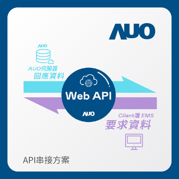 AUO API串接方案 AUO 友達光電 API串接方案
